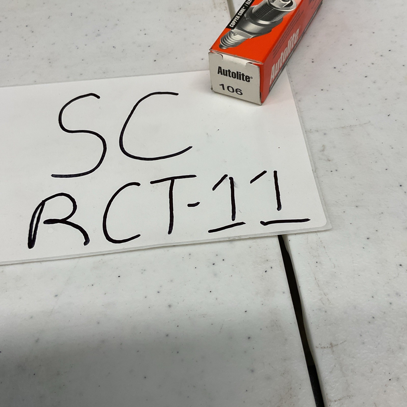 Autolite Spark Plug-Copper Resistor 106