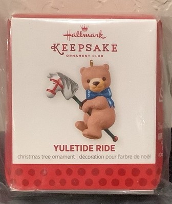 Hallmark Keepsake Yuletide Ride MINIATURE Event Repaint Ornament 2013