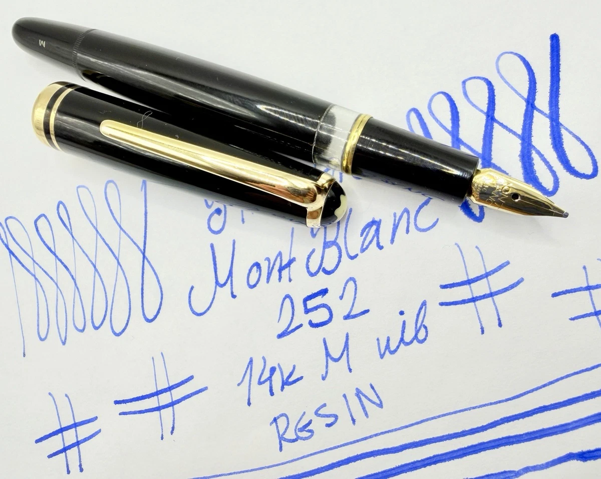 Gold, 14K Nib Collectible Montblanc Fountain Pens for sale | eBay
