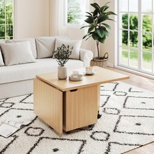 Extendable Coffee Table 120cm Foldable Design