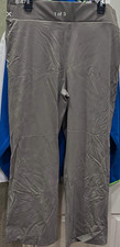 Member's Mark Women's Travel Wide Leg Pants Gray Solid Pull On Comfort XL