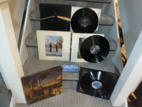 PINK FLOYD Dark Side of the Moon Wish You Were Were Animals LP vinyl record lot