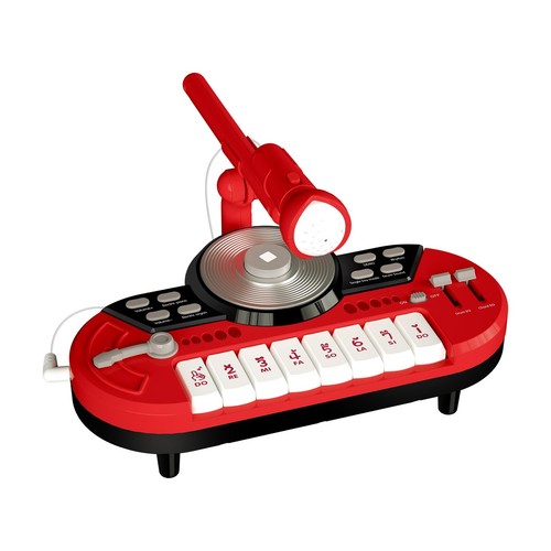 Girls DJ Mixer Piano Toys - Piano for Baby 1 2 3 Years Old 8 Keys Keyboard Le...