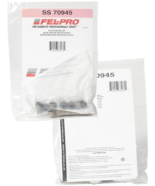 Fel-Pro Valve Seal Set Fits 99-01 GMC Sierra Chevrolet Silverado Pickups SS70945 - Image 3 of 4