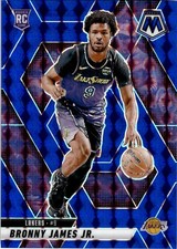 2024-25 PANINI MOSAIC BLUE BRONNY JAMES JR. RC 074/199 LOS ANGELES LAKERS #214