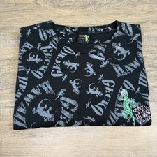 Vintage Gecko Hawaii Mens T-Shirt Size XL Rare Allover Print 90s READ J1