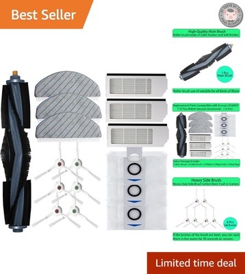 16-Piece Replacement Set for Ecovacs DEEBOT T10 Plus Robot Vacuum Accessories