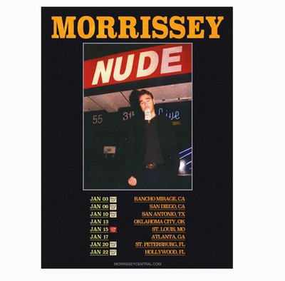 Hot Morrissey January Tour 2026 Poster