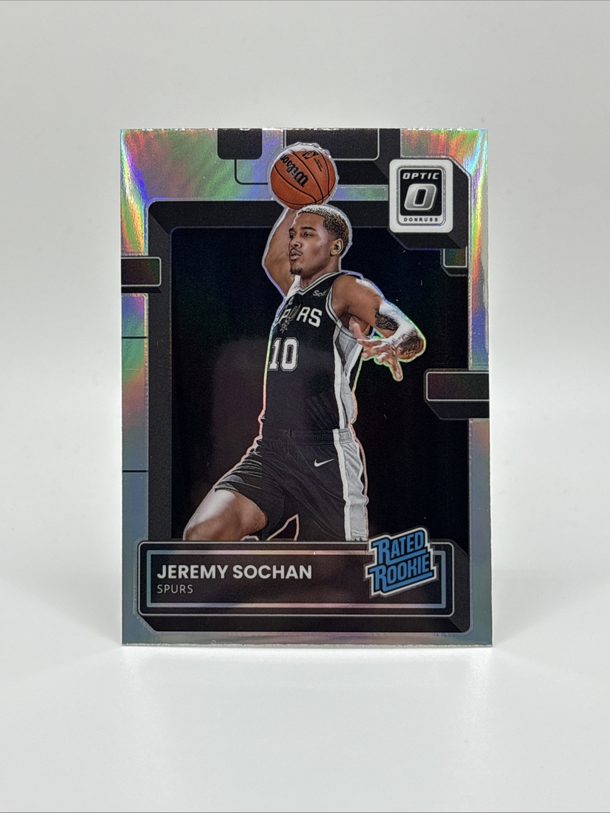 2022-23 Donruss Optic Holo Jeremy Sochan Rookie San Antonio Spurs #236