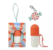 Bubble Skincare Peppy Mint Lip Balm  Charm Gift Set - NIB