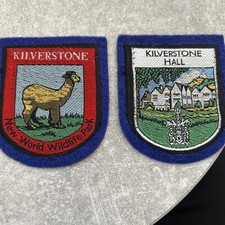 Two Vintage Kilverstone Wildlife Park Zoo Patches  Thetford Norfolk 