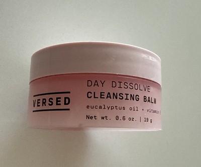 Versed DAY DISSOLVE FACE CLEANSING BALM Eucalyptus Oil + Vitamin E TRAVEL 0.6 oz