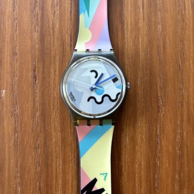 s505  1990 COSMESIS GM103 Rare Swatch Model Limited Edition Swatch Watch
