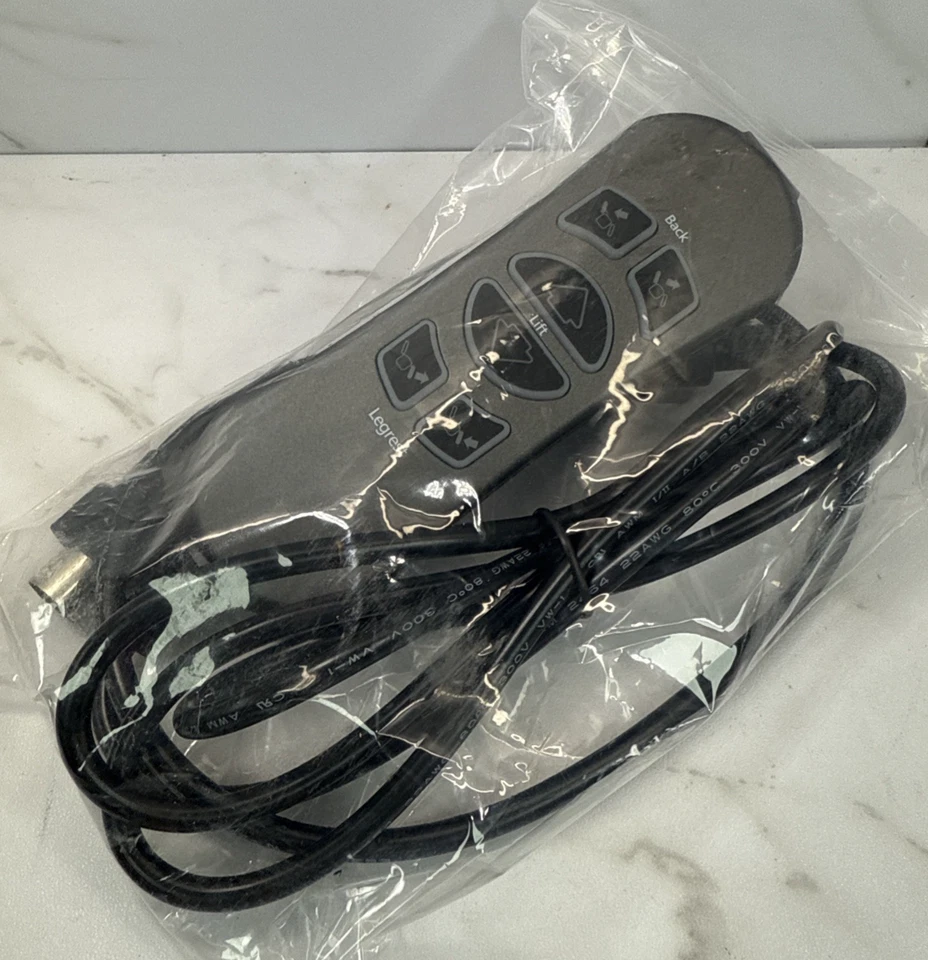 6 Tasten 5 Pin Lift Stuhl Handsteuerung✨Power Recliner Fernbedienung mit USB✨MLSK89-A2