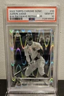 2022 Topps Chrome Sonic Aaron Judge Black White RayWave PSA 10