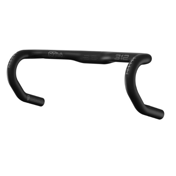 SQlab 312 Ergonomic Road Handlebar - Aluminum 42cm Black Comfort - 30890₽