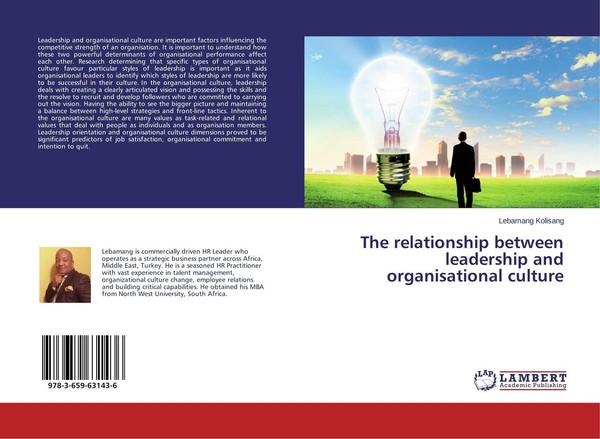 The Relationship Between Leadership And Organisational Culture Lebamang Kolisang-image