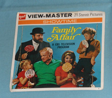 vintage A FAMILY AFFAIR VIEW-MASTER REELS packet with booklet FREE SHIP