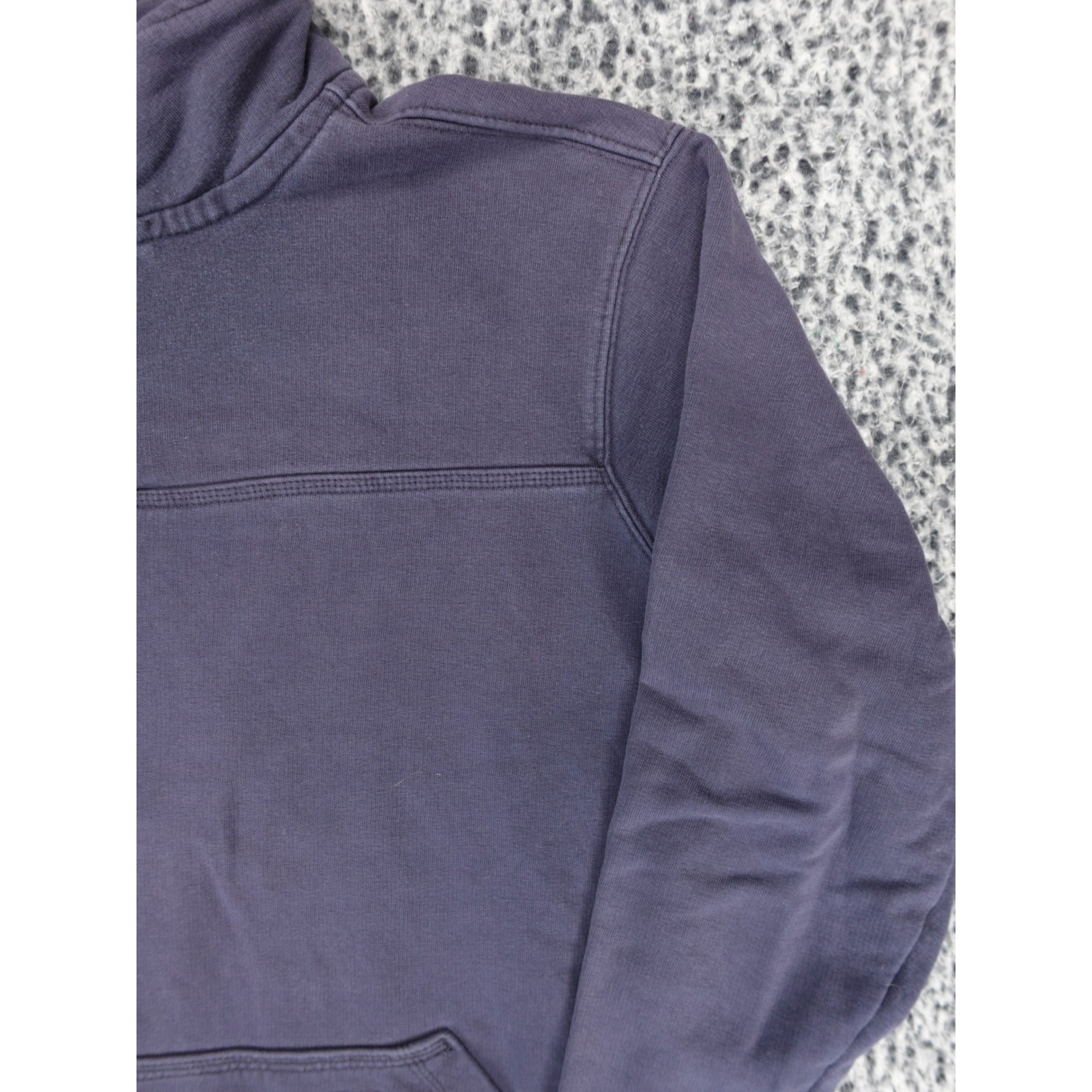 Wilfull Wear Mens Quarter Zip Pullover Sweatshirt Faded Navy Blue Pocket L image 3