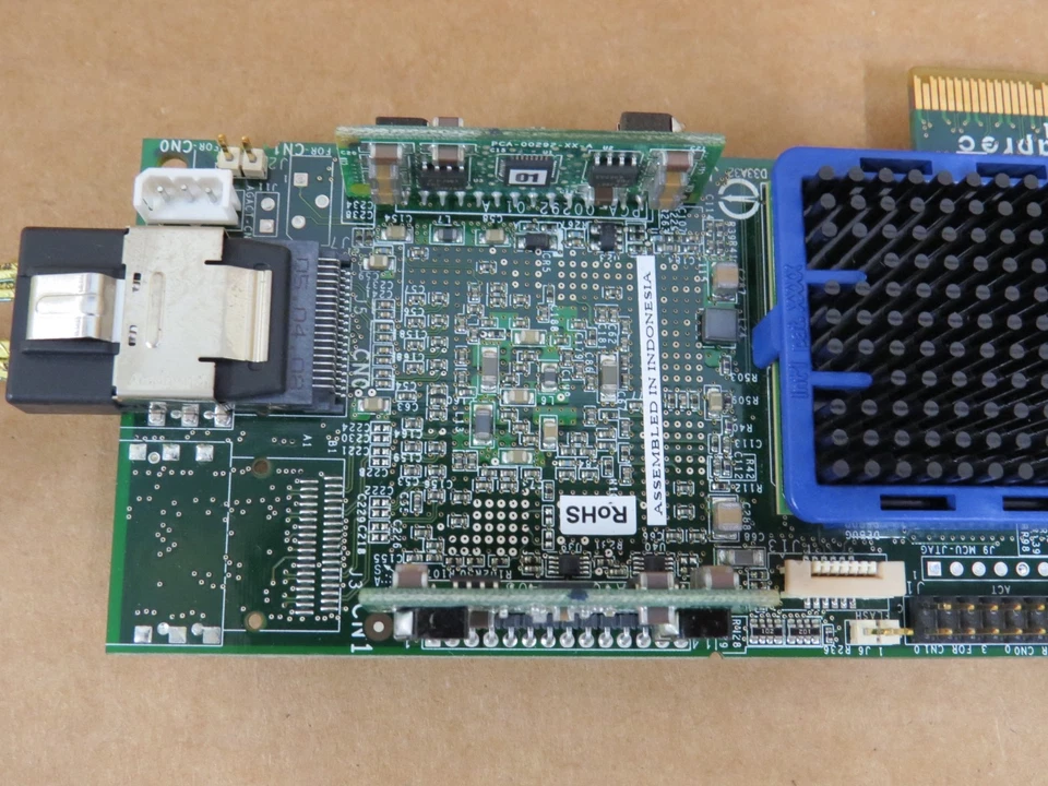 Adaptec ASR-3405/128MB PCIe x4 SAS/SATA RAID Controller w/Connector Cable TESTED - Image 4 of 4