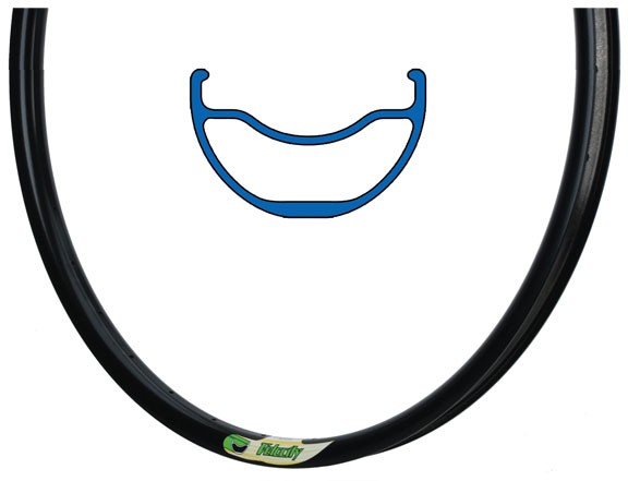 Алюминиевый бескамерный обод для горного велосипеда Velocity Blunt 35 Disc 26 - XC - All 26690₽