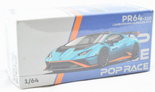 Pop Race Lamborghini Huracan STO - Blu Laufey 1:64 Scale Diecast Car PR640110