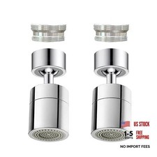 2 Pcs Faucet Aerator, 360  Swivel Kitchen Sink Faucet Aerator, Big Angle