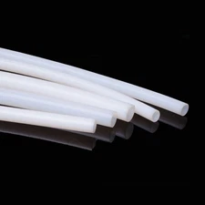 1M ID 0.8mm-12mm Milky White PTFE F4 Teflon Tubing Pipe Hose