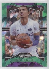 2019-20 Panini Prizm Rookie Green Ice Prizm Justin James #295 1s6