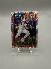 2025 Topps Chrome NFL Dylan Sampson Rookie Raywave Refractor Browns RC #308