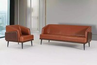 Luxus Office Garnitur Dreisitzer Sessel Arbeitszimmer Garnitur StoffmöBel
