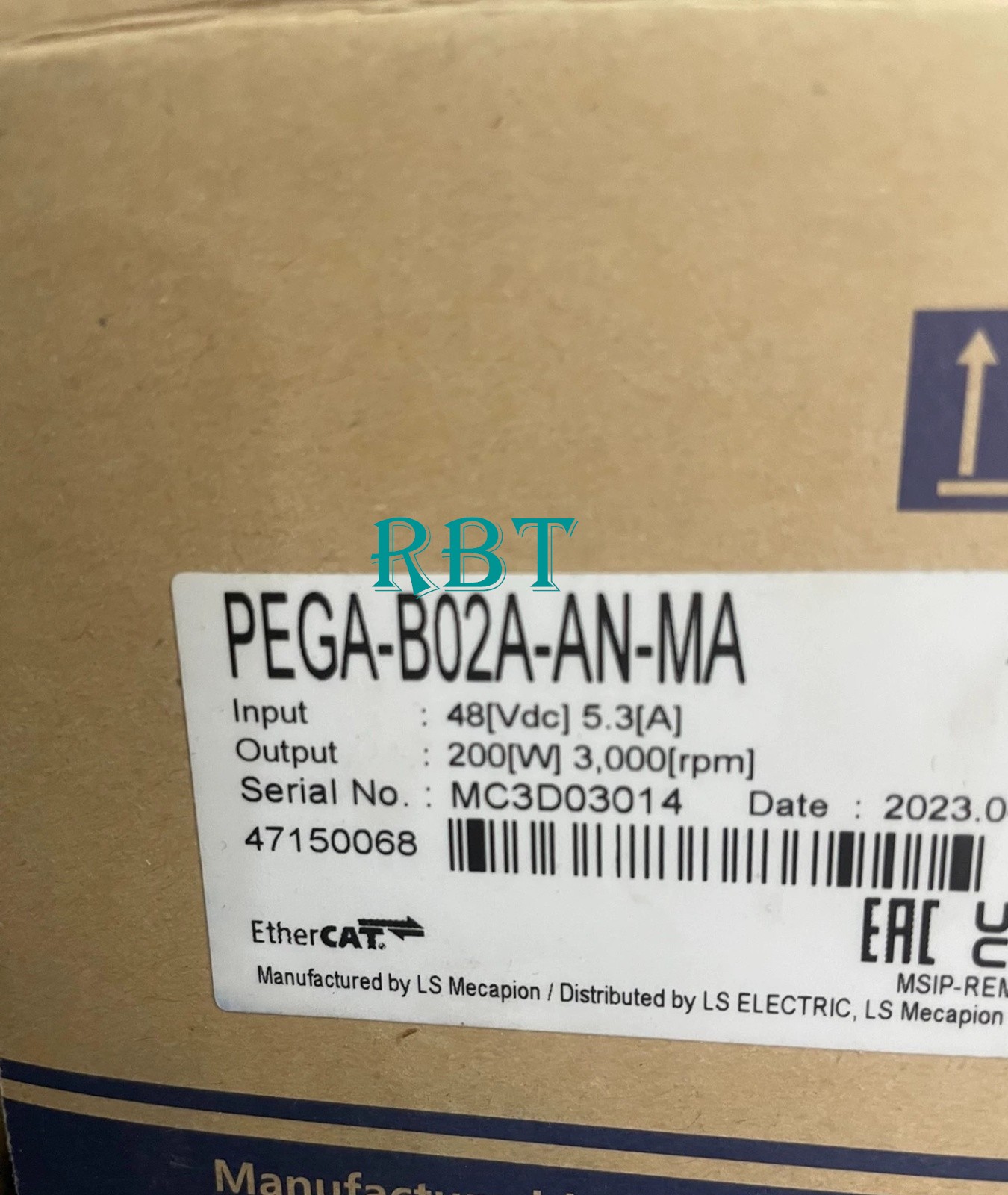 PEGA-B02A-AN-MA Servo integrated motor Brand new delivery DHL