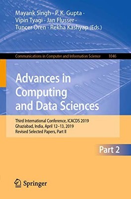 Advances in Computing and Data Sciences: Third International Conference, ICACDS