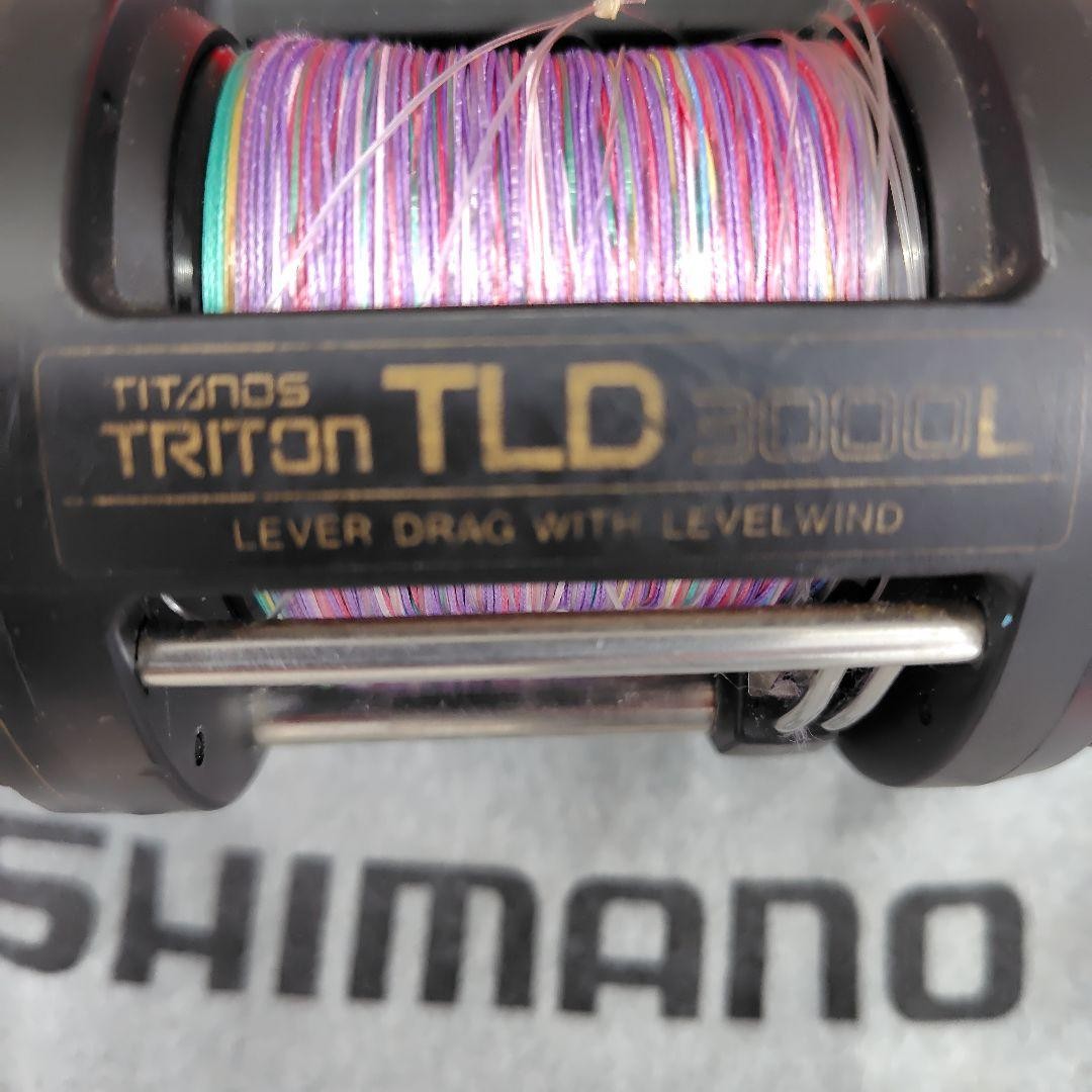 Shimano Triton TLD3000L double-axis reel with right-handed