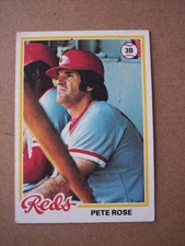 1978 Topps baseball Pete Rose card #20 VG Zoom in on Pics