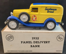 Ertl 1/25 1932 Ford Panel Delivery Bank, 1989 Sunbeam Bread, 1330, in box