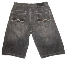 Vintage Y2K SouthPole 5180 Loose Fit Jean Shorts Jorts Sz 34 Skate Grunge HipHop