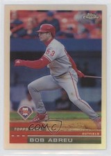 2000 Topps Chrome Refractor Bobby Abreu #38 6m1