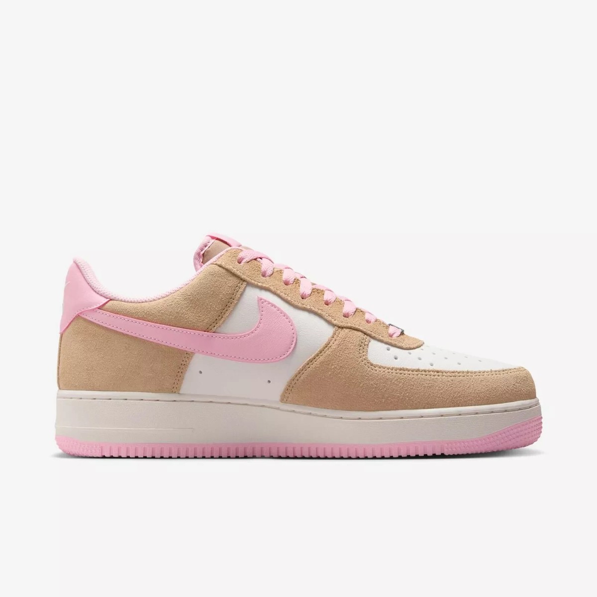 Nike Air Force 1 Low '07 LV8 Hemp Soft Pink Phantom Grey FQ8714