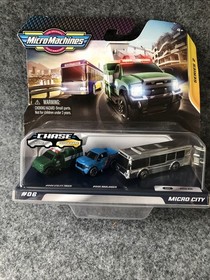 Lot of 2 Micro Machines Series 2, Stunt Pack#05 and Micro City #06, New in Pack