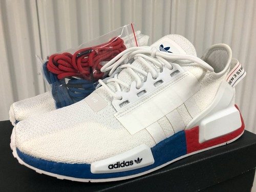 Adidas Originals NMD R1 V2 White Blue 
