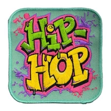 Hip Hop - Embroidered Patch - 4" x 4"