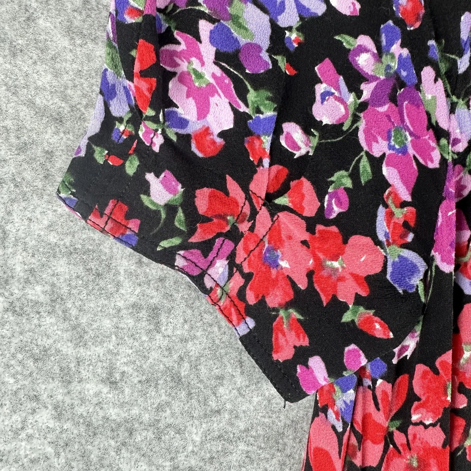 Maxi Vestido De Colección Maggy London Para Mujer 6 Floral Pradera Romántico Y2K Bolsillos Caprichosos Foto 4 de 4