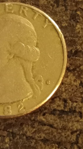 1982D Washington Quarter DDOError In God We Trust FilledDQuarter leaves not same - Picture 8 of 14