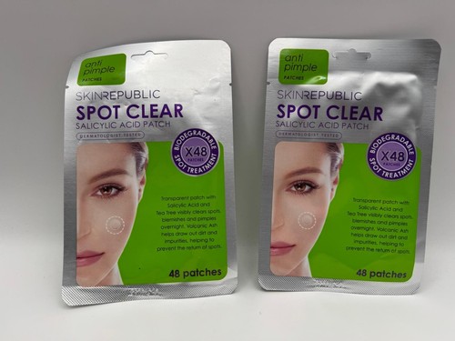 FOUR (4x) Skin Republic - Spot Clear - Salicylic Acid Patch- 48 Pack (192 total)