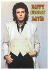 David Essex OBE ( David Albert Cook) PERSONALISED Happy Birthday Greeting Card