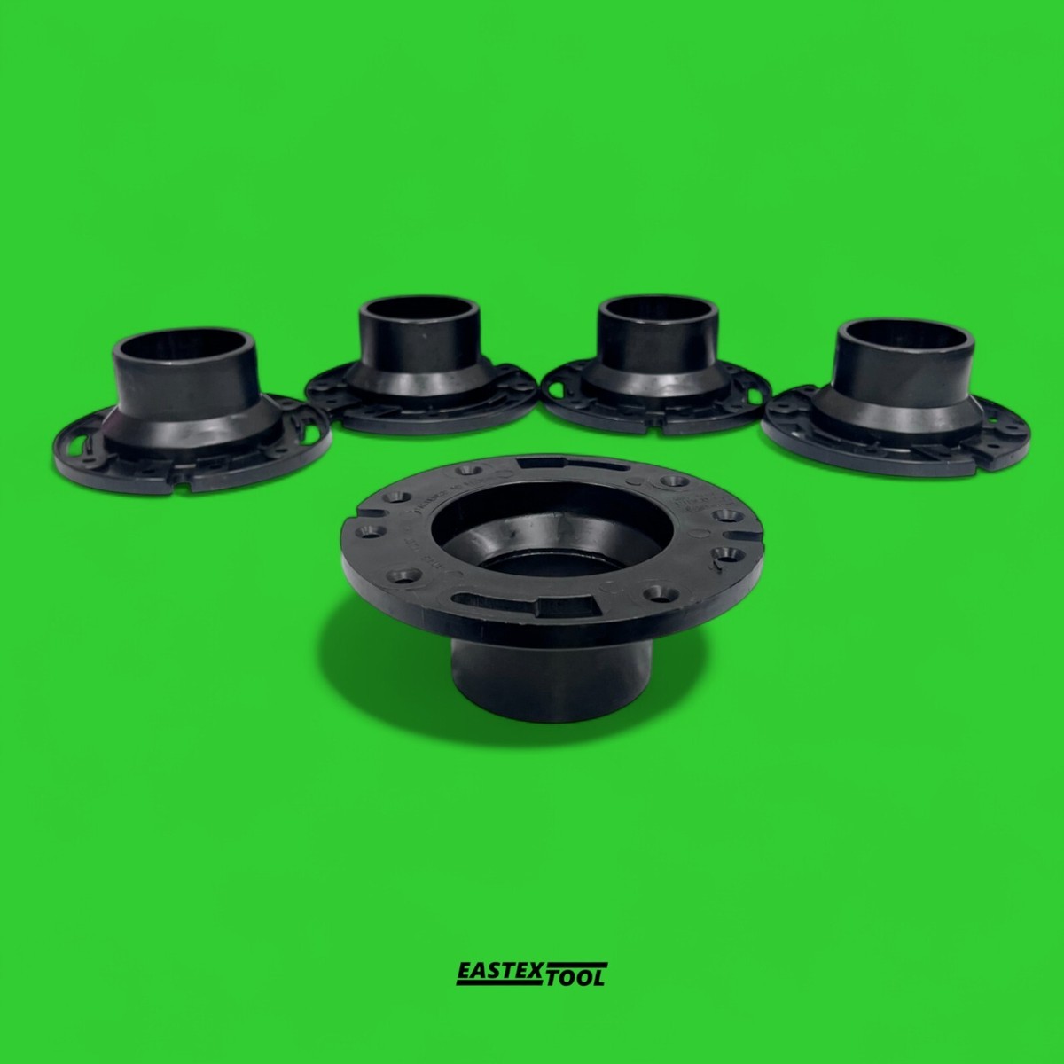 NIBCO ABS 4'' X 3'' TOILET FLANGE 5851-2 FOR MOBILE HOMES, RV