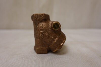 NIBCO - Bronze Brass 3/8'' 125 SWP 200 CWP SWING GATE STRAINER CHECK VALVE - NOS