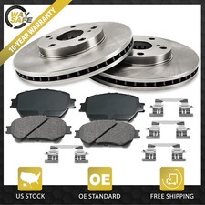 Front Disc Brake Rotors Pads Kit for 10.83 in...