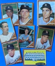 1962 Topps Baseball - High Number 'Pick One' (#523-#598)  - UPDATED 7/29 Lower $